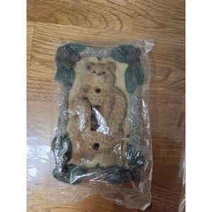 Standing Bear Light Switch Single Toggle Plate